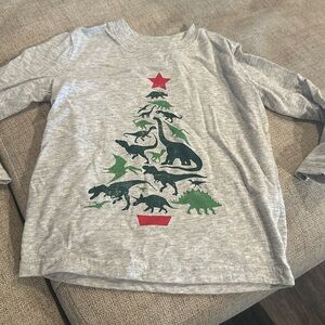 Christmas dinosaur long sleeves